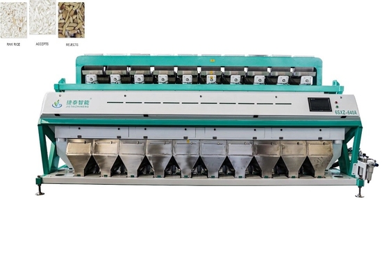 ODM CCD Paboiled Ore Color Sorter Machine 10 Rutsche 640 Kanäle