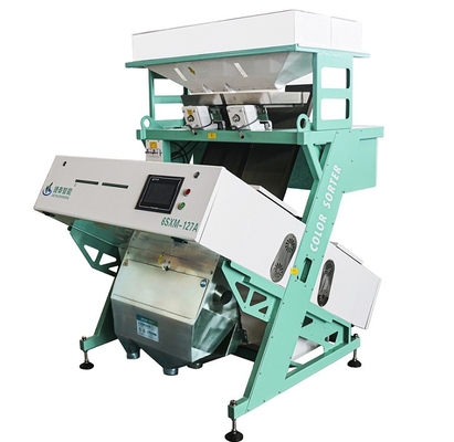 2 Chute Mini Color Sorter Machine Cashew-Nuss-Sortiermaschine Vollfarbe