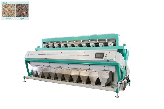 Weizen-Mais-Sortiermaschine mit hoher Genauigkeit 10 Rutschen 6kwh