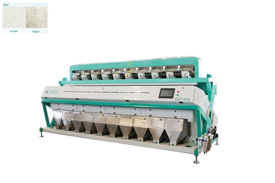 JIETAI HD Rice Color Sorter Machine für die Rohstoffsortierung 6KW