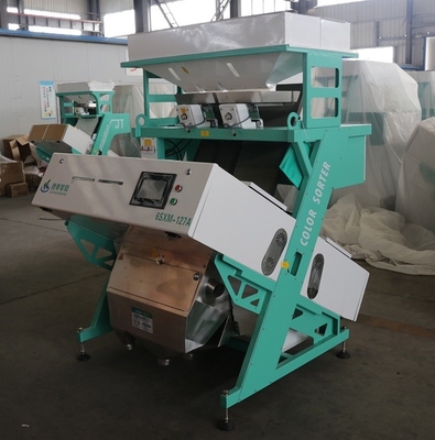 2 Chute Mini Color Sorter Machine Cashew-Nuss-Sortiermaschine Vollfarbe
