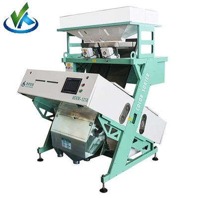 SMC Mini 2 Rutschen Linsenspektrum-Farbsortierer-Maschine Hochintelligent