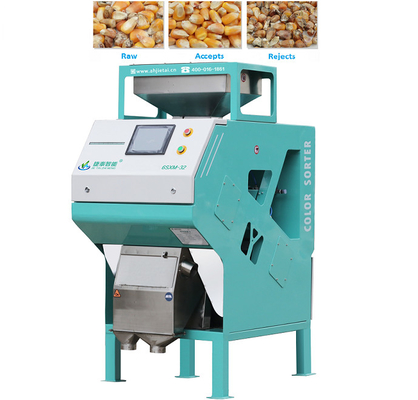 Intelligenter Mais-Farbsortierer-einfache Operation 0,3 - 0.5T/H