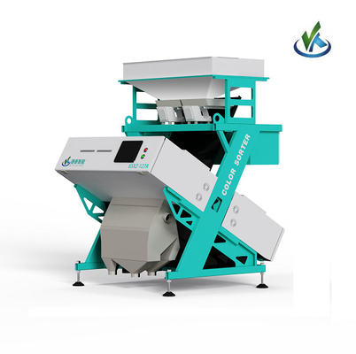Intelligentes CCD RGB 2 transportiert Reis-Farbsortierende Maschine für Reismühle auf einer Rutschbahn
