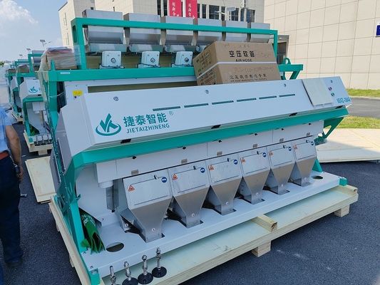 6/384 Korn-sortierende Maschine der Kanal-4-8T/H mehr 99,99% Genauigkeit 220V 50Hz
