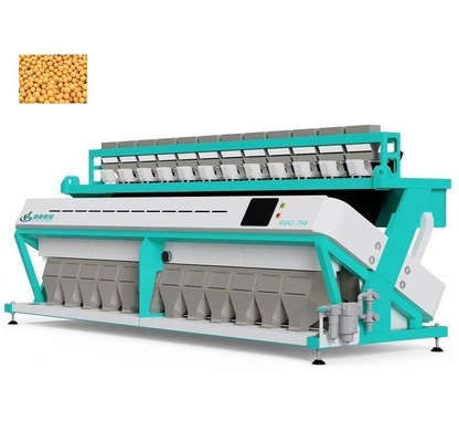 220V / 50HZ Sojabohnen Farbsortiermaschine Sojabohnen Verarbeitung Sortiermaschine